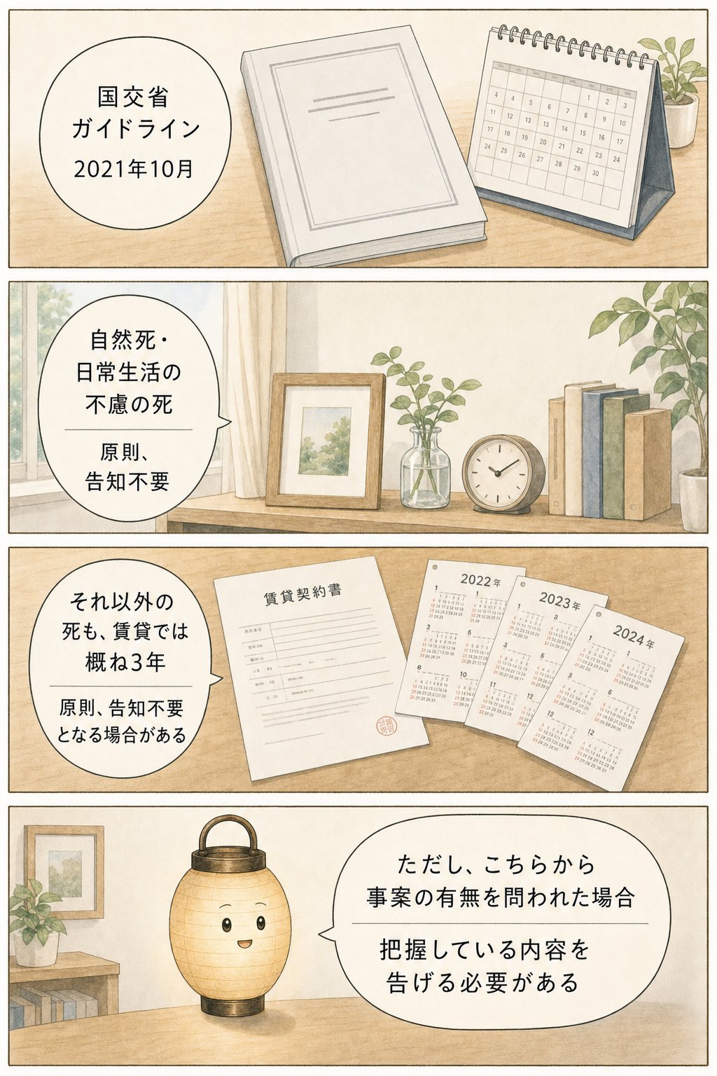 事故物件の調べ方 — 内見前に無料でできる確認5つ まんが解説 3ページ目