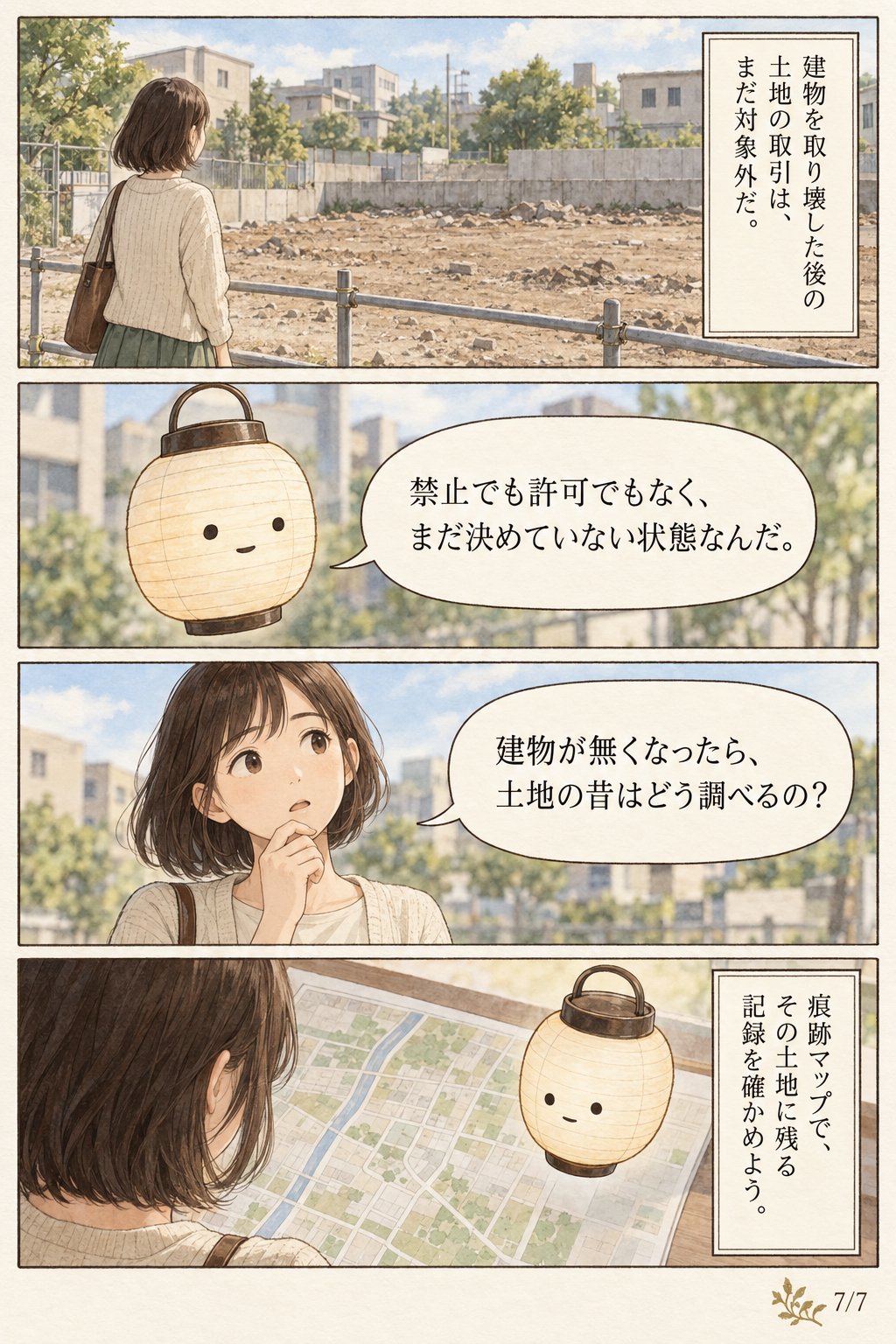 事故物件とは何か — 告知義務の範囲と対象外をガイドラインで読む まんが解説 7ページ目