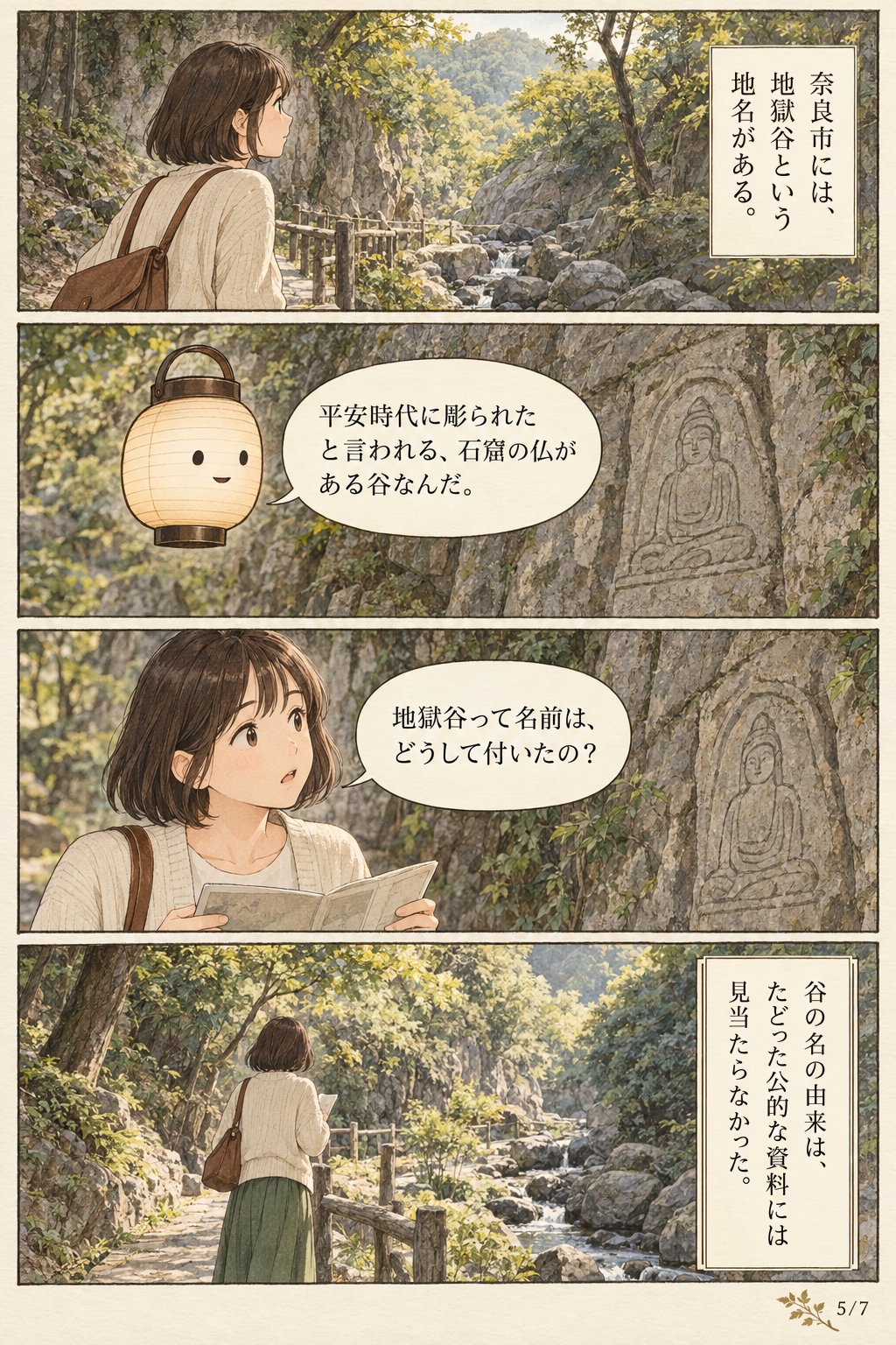 奈良の怖い地名の由来 — 京終・蛇穴・地獄谷は何の記録か まんが解説 5ページ目