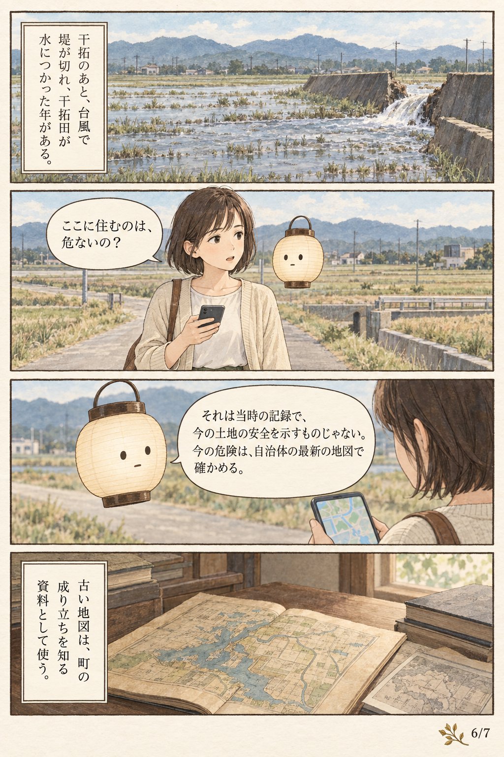 巨椋池はどこにあった?いつまであり、なぜ消えたのか — 京都南部の消えた湖を地図で探す まんが解説 6ページ目