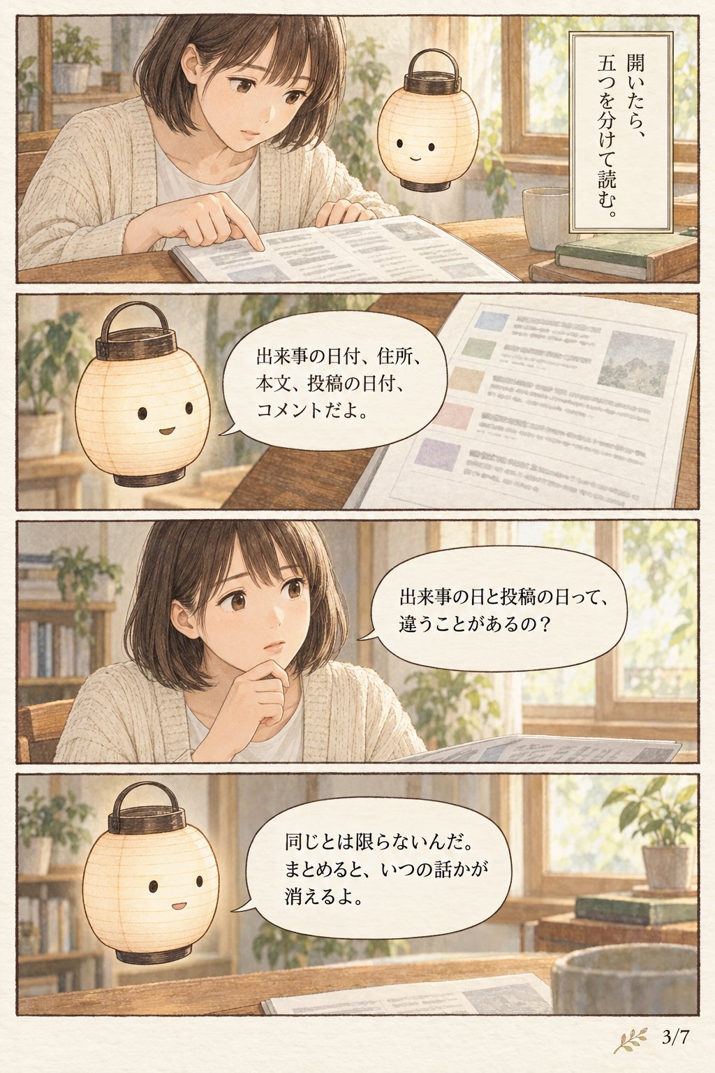 大島てるをスマホで見る方法|炎マークの読み方と確認するときの注意点 まんが解説 3ページ目