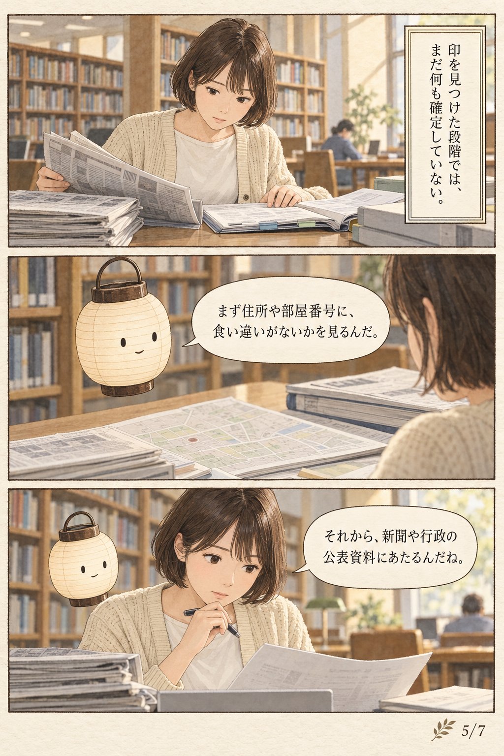 大島てるをスマホで見る方法|炎マークの読み方と確認するときの注意点 まんが解説 5ページ目
