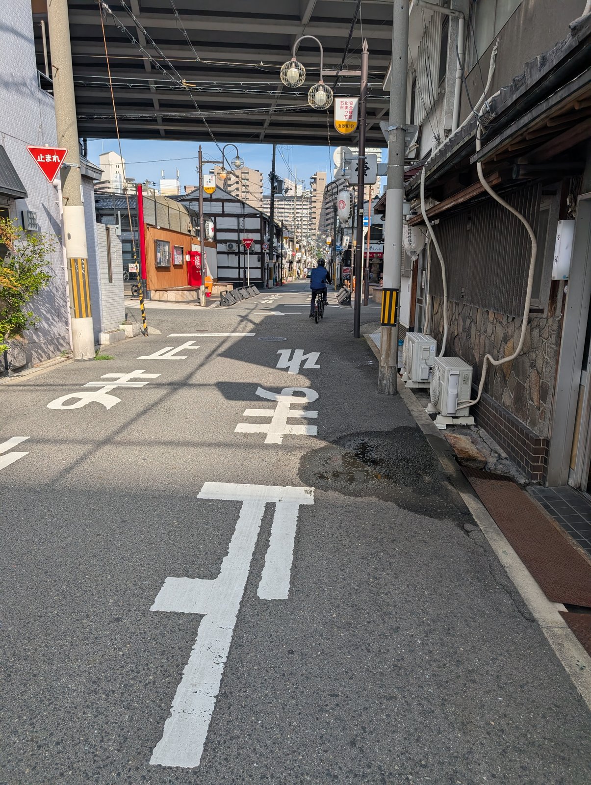 飛田へ続く商店街